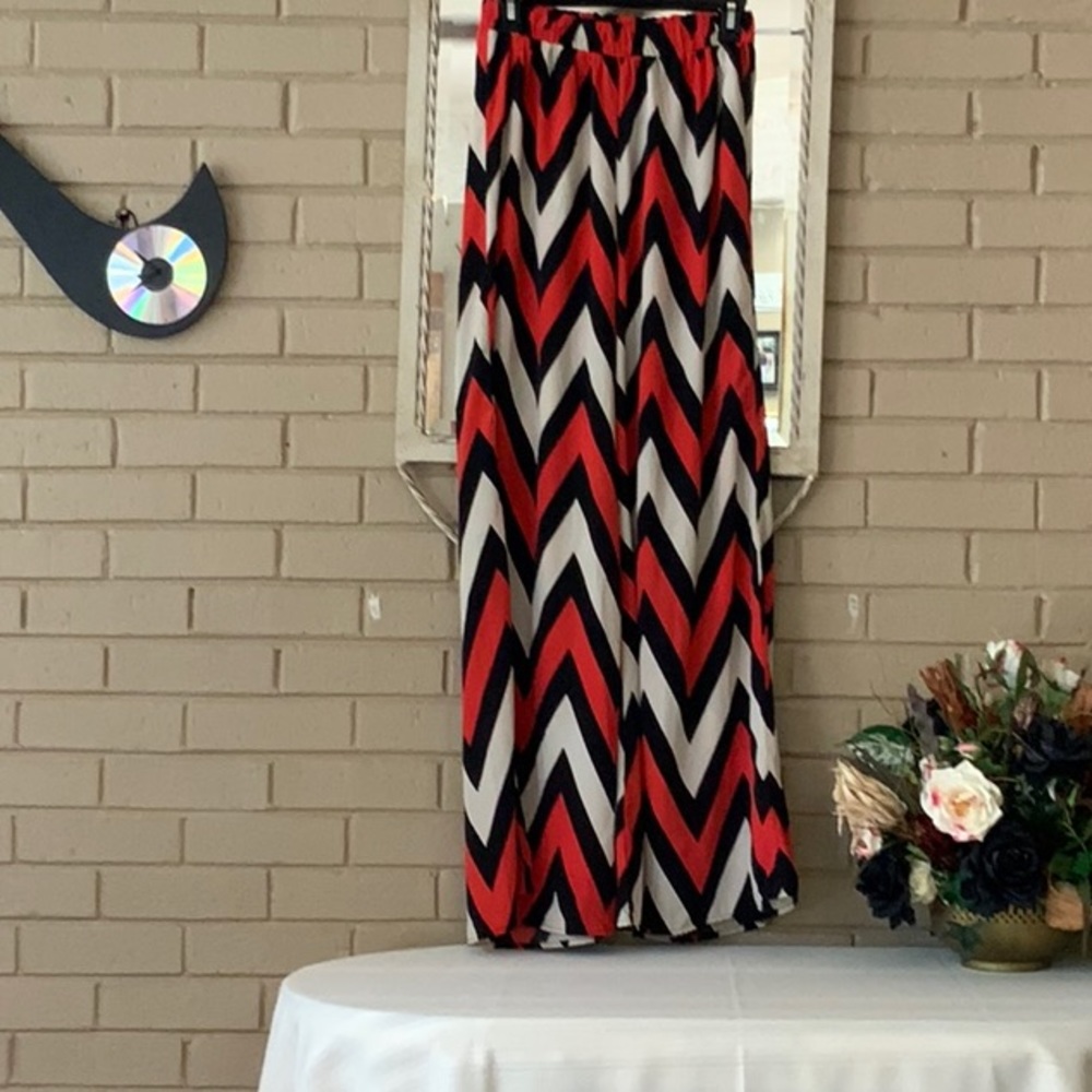 Audition Wide Leg Pants Size Small 100% polyester
